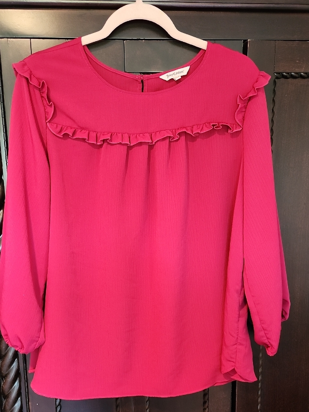 Juicy Couture Ruffle Yoke Blouse